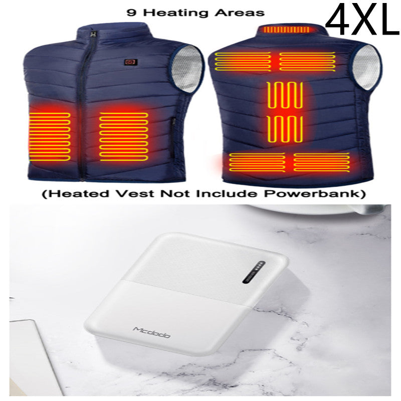 Power Bank Heating Vest – Portable Heated Vest