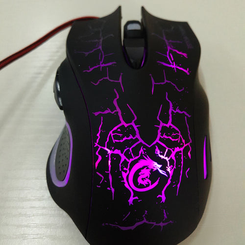 6 Button 3200DPI LED Optical Gaming Mouse