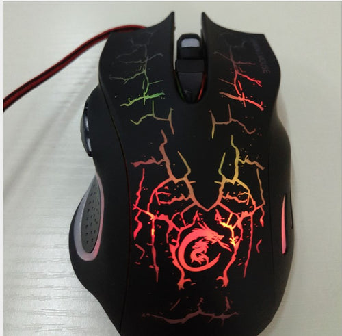 6 Button 3200DPI LED Optical Gaming Mouse