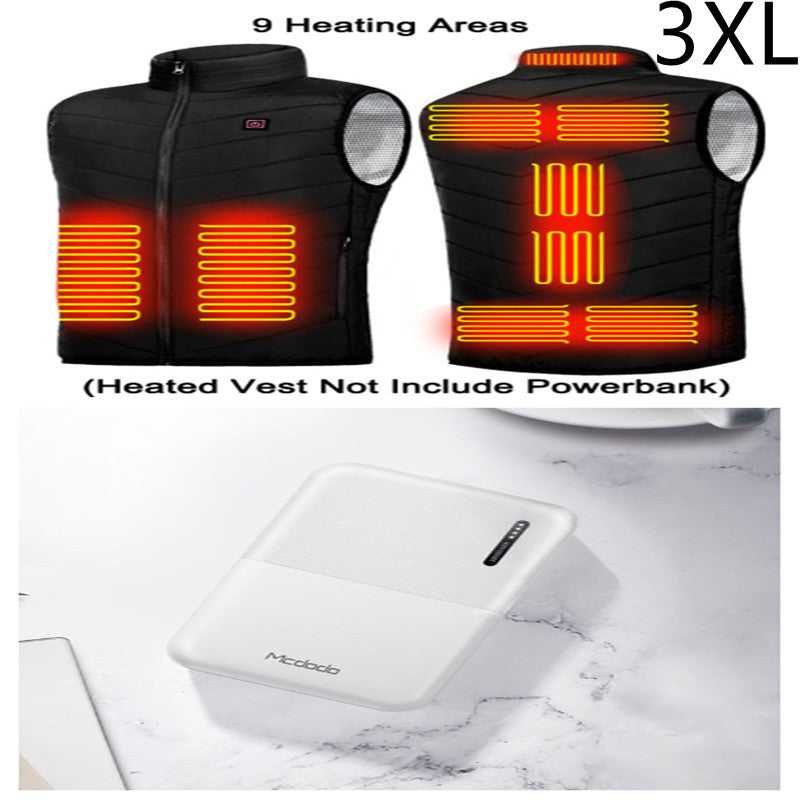 Power Bank Heating Vest – Portable Heated Vest