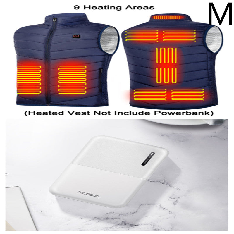 Power Bank Heating Vest – Portable Heated Vest