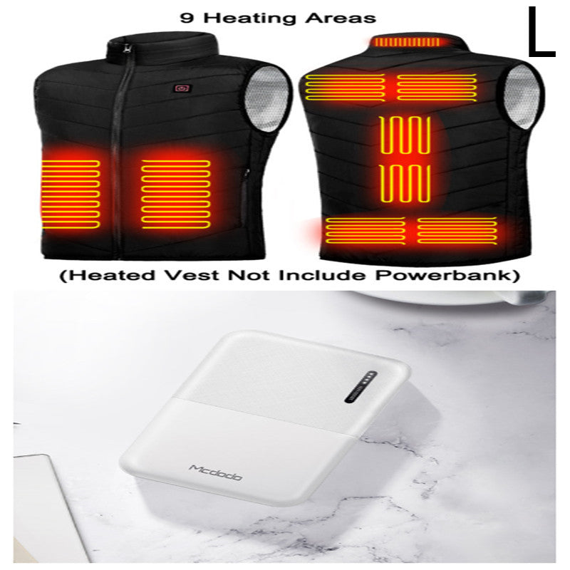 Power Bank Heating Vest – Portable Heated Vest