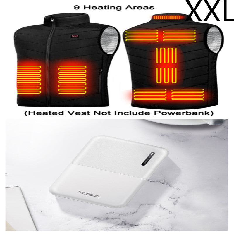 Power Bank Heating Vest – Portable Heated Vest