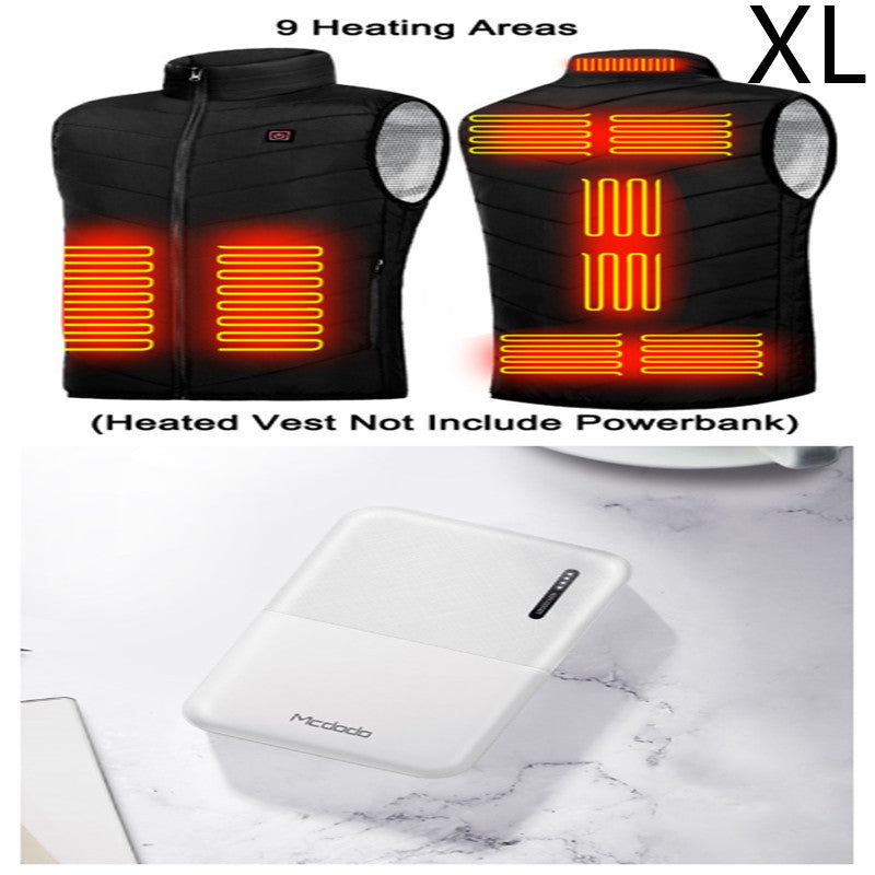 Power Bank Heating Vest – Portable Heated Vest