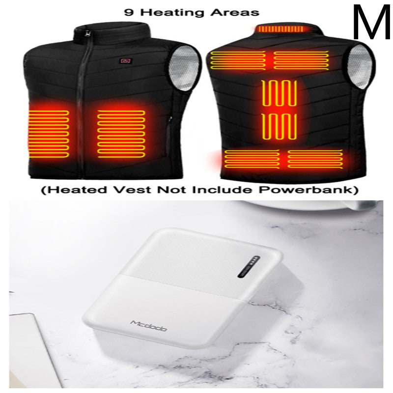 Power Bank Heating Vest – Portable Heated Vest