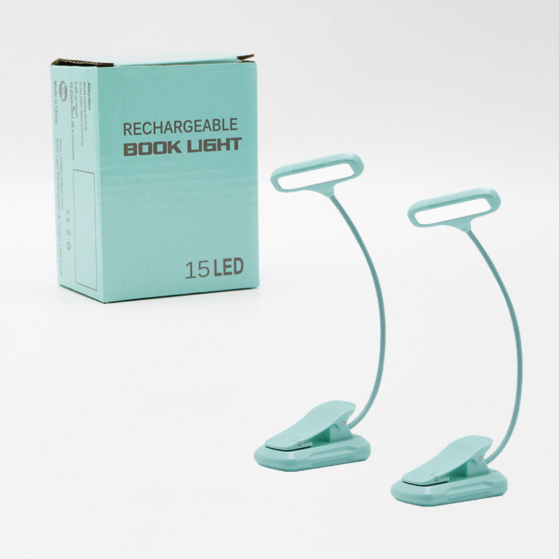 Mini Portable Charging Reading Clip Light | USB Light