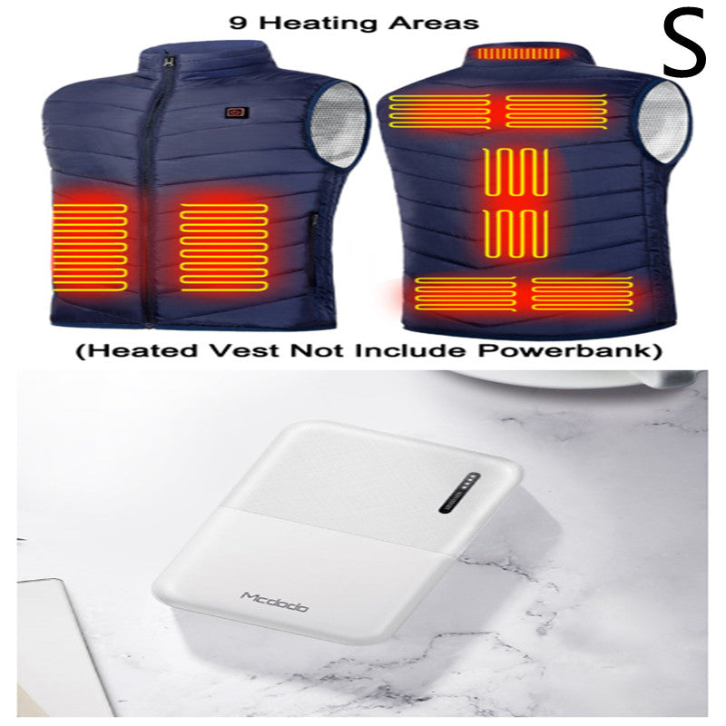 Power Bank Heating Vest – Portable Heated Vest