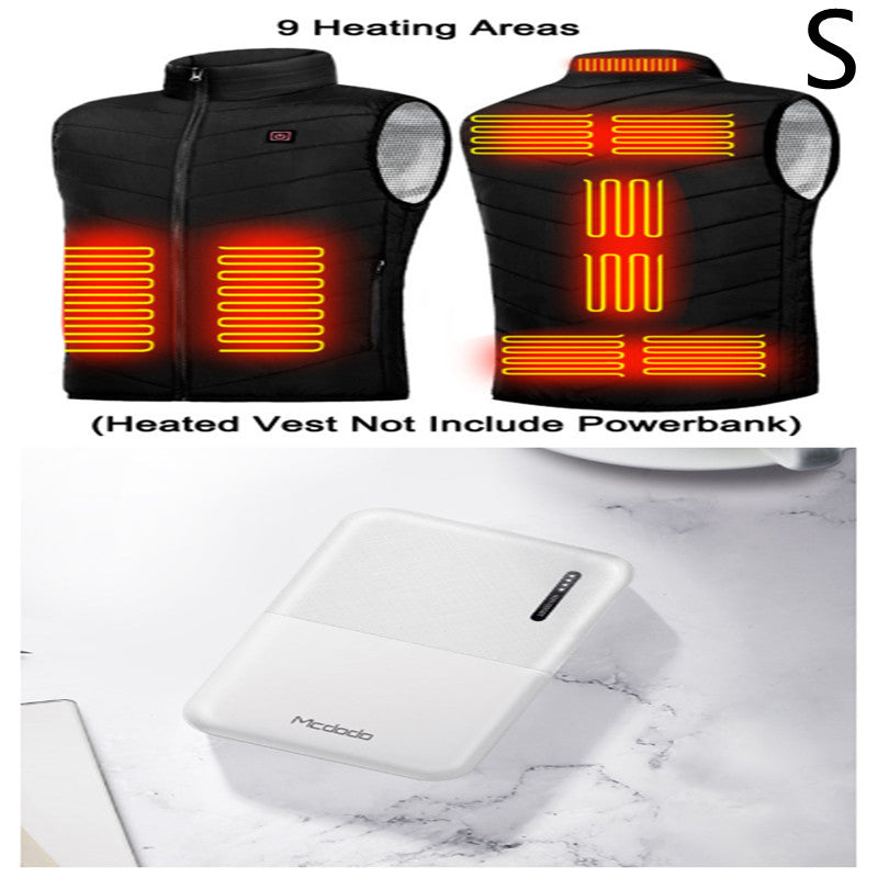 Power Bank Heating Vest – Portable Heated Vest
